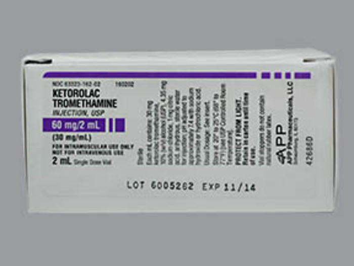 Rx Item-Ketorolac 60MG 25X2 ML Single Dose Vial -Cool Store- by Fresenius Kabi P