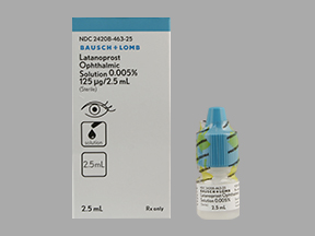 Rx Item-Latanoprost 0.005% 2.5 ML Gen Xalatan Opthalmic Sol-Keep Refrigerated - by Valeant Pharma USA 