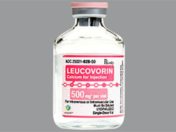 Rx Item-Leucovorin 500MG 50 ML Single Dose Vial by Sagent Pharma USA 