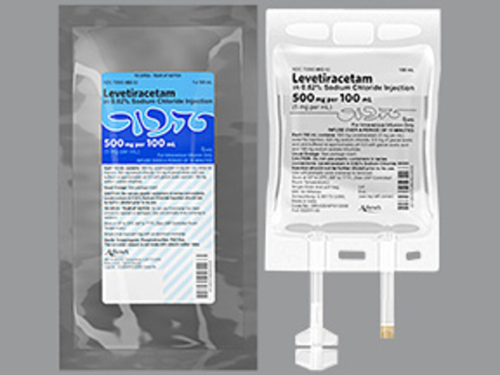 Rx Item-Levetiracetam 500MG 10X100 ML Bag by Athenex Pharma USA Gen Keppra
