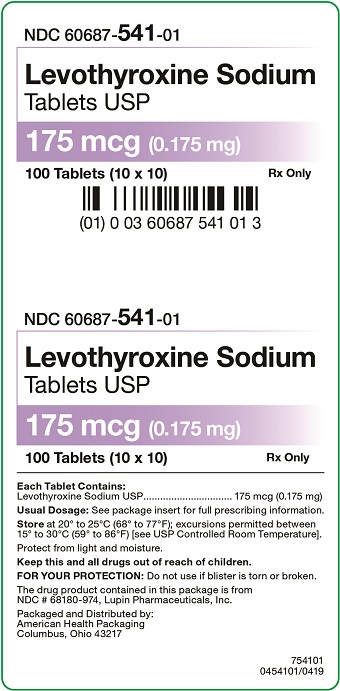 Rx Item-Levothyroxine AHP 175MCG 100 Tab by AHP Gen Synthroid