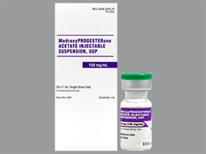 Rx Item-Medroxyprogesterone 150MG 25X1 ML SDV by Amphastar Gen Depo Provera