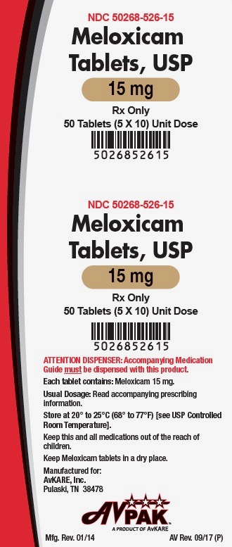'.Rx Item-Meloxicam 15MG 50 Tab by Avkare .'