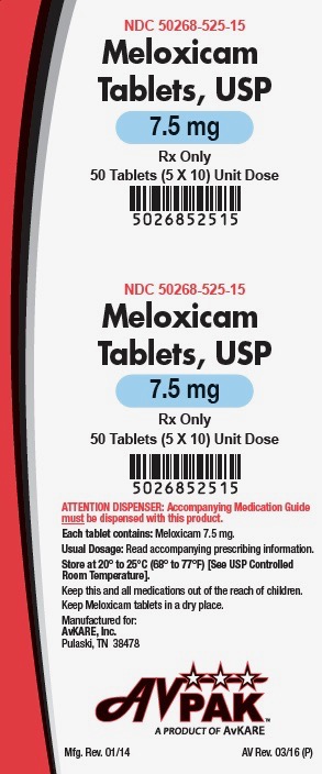 '.Rx Item-Meloxicam 7.5MG 50 Tab by Avkare.'