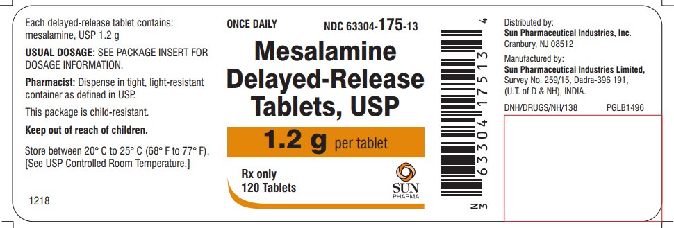 Rx Item-Mesalamine 1.2GM DR 120 Tab by Sun Pharma USA Gen Lialda