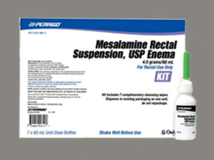 Rx Item-Mesalamine 4G/60ML Kit by Perrigo Pharma USA Gen Rowasa