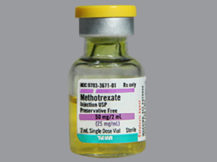 Rx Item-Methotrexate 50MG 2 ML Single Dose Vial by Teva Pharma USA Inj