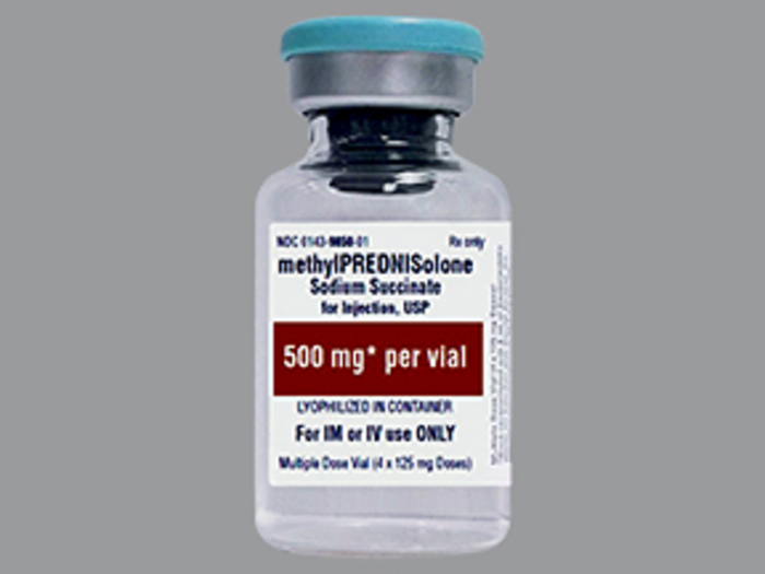 Rx Item-MethylPrednisolone  500MG Multi Dose Vial by Hikma Pharma USA 