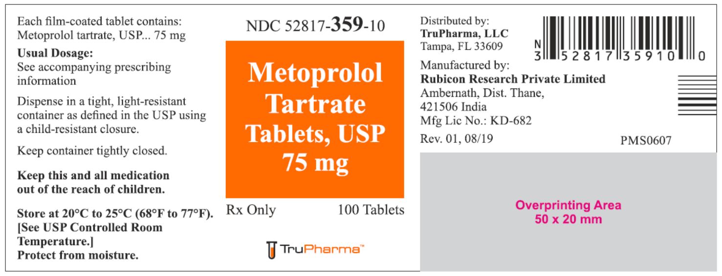 '.Rx Item-Metoprolol Tr 75MG 100 Tab by Tr.'