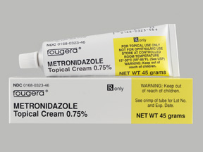 Rx Item-Metronidazole 0.75% 45 GM Cream by Fougera Pharma USA Gen Metrocream