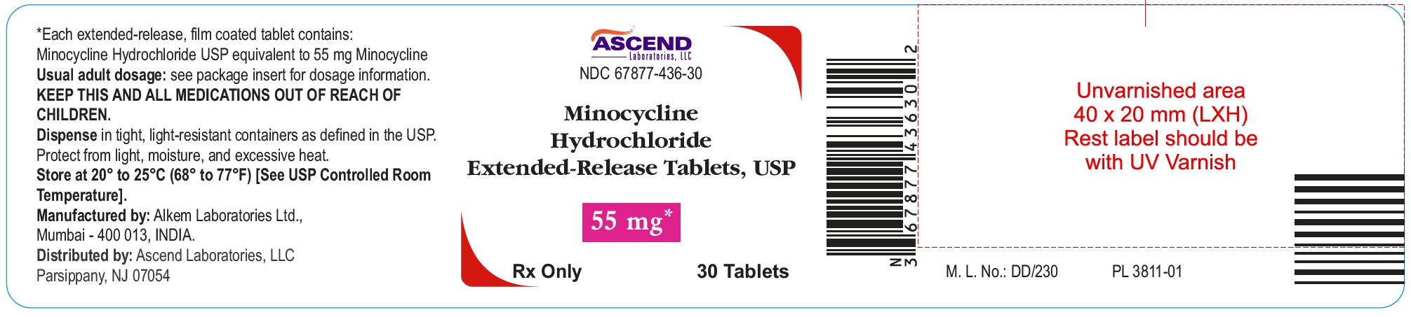 Rx Item-Minocycline 55MG ER 30 Tab by Ascend Pharma USA Gen Solodyn