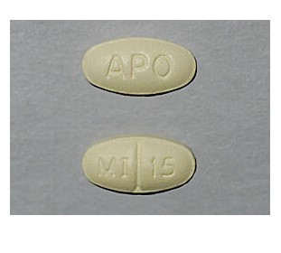 Remeron 15 mg tablet