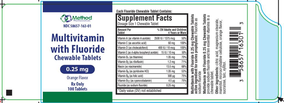 Rx Item-Multi-Vitamin 0.25MG 100 Chewable by Method Pharma USA 