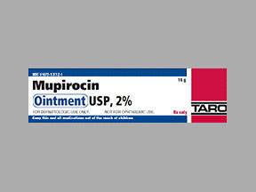 Rx Item-Mupirocin 2% 15 GM Ointment by Taro Pharma USA Gen Bactroban