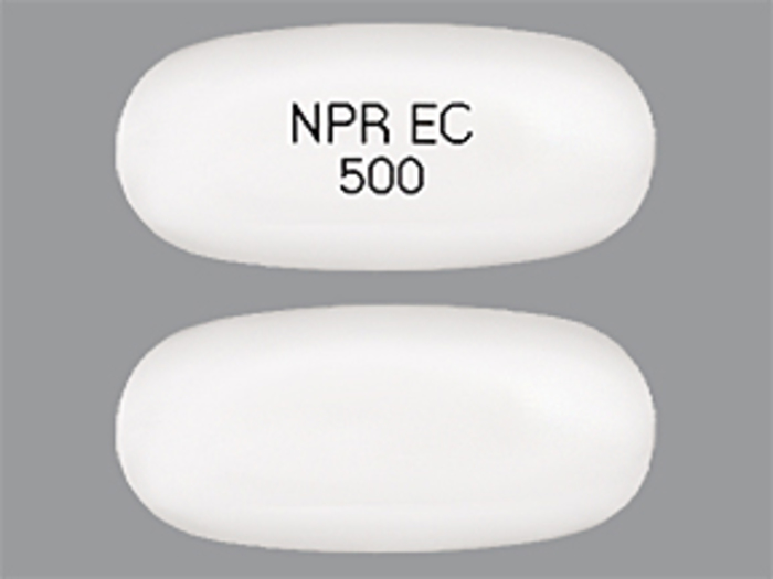 Rx Item-EC Naproxen 500MG DR 100 Tab by Woodward Pharma USA Gen EC NAPROSYN