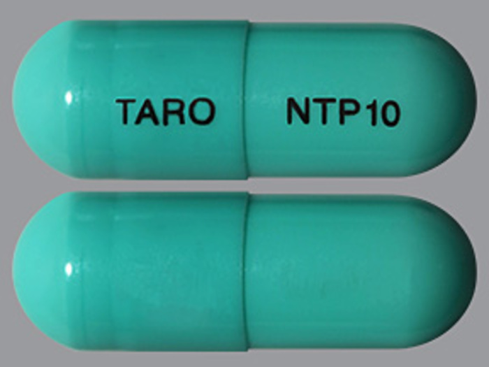 Rx Item-Nortriptyline 10MG 50 Cap by Avkare Gen Pamelor UD 10x5