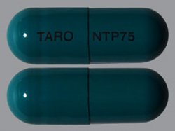 Rx Item-Nortriptyline 75MG 100 CAP by Taro Pharma USA Gen Pamelor