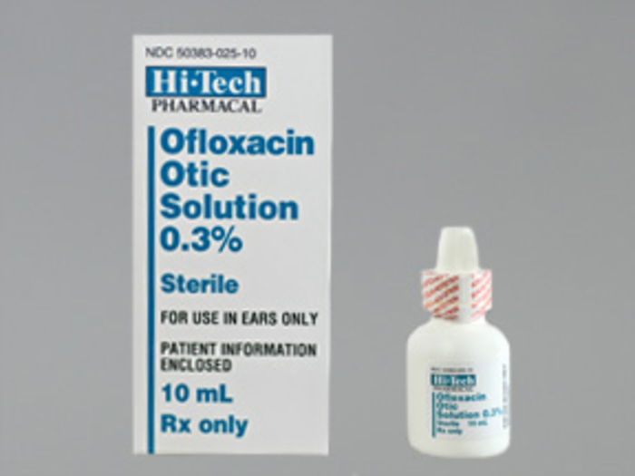 Rx Item-Ofloxacin 0.3% Otic 10 ML Sol by Akorn Pharma USA Gen Floxin