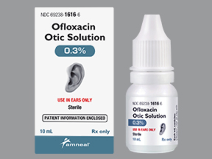 Rx Item-Ofloxacin 0.3% 10 ML Otic Sol by Amneal Pharma USA 