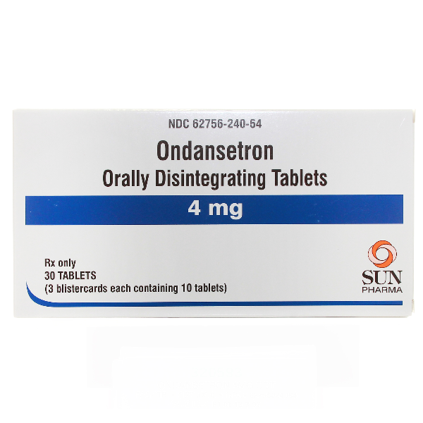 Rx ItemOndansetron 4MG ODT 30 Tab by Sun Gen Zofran