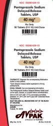 Rx Item-Pantoprazole 40MG 50 Tab by Avkare Pharma USA UD GEN Proronix