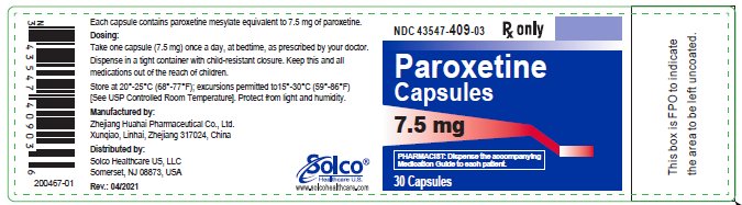 '.Paroxetine 7.5MG 30 Cap by Sol.'