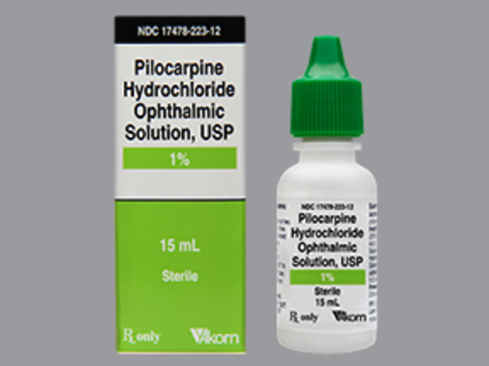 Rx Item-Pilocarpine 1% 15 ML O/S by Akorn Pharma USA Gen Isopro Carpine