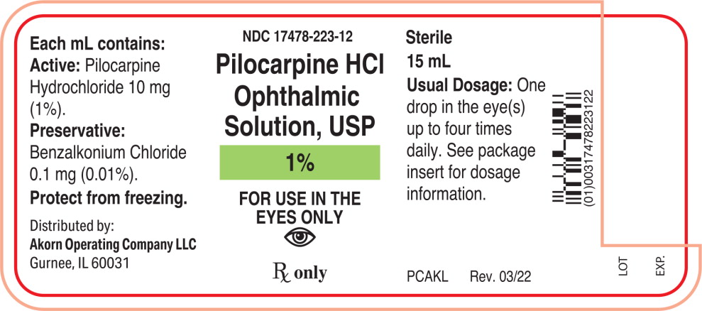 '.-Pilocarpine 1% 15 ML O/S by A.'
