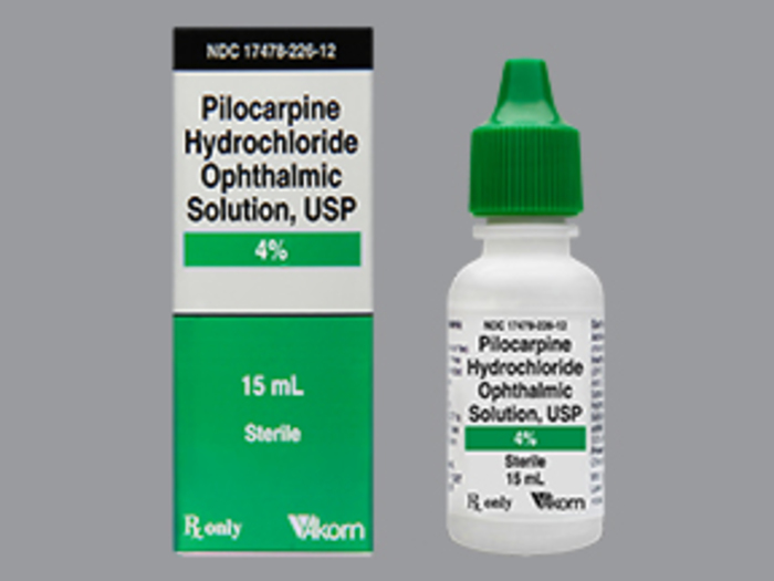 Rx Item-Pilocarpine 4% 15 ML O/S by Akorn Pharma USA Gen Isopto Carpine 