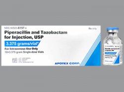 Rx Item-Piperacillin-Tazobactam 3.375 10 SDV by Apotex Pharma USA GEN ZOSYN
