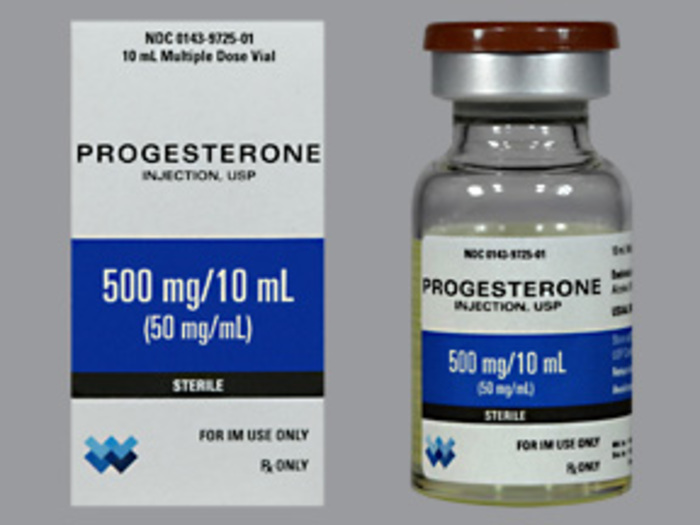 Rx Item-Progesterone 50MG 10 ML Vial by Hikma Pharma USA 