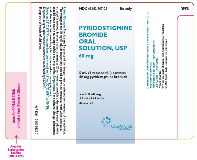 Rx Item-Pyridostigmine Bromide 60MG-5ML 473 ML sol by Valeant Pharma USA 
