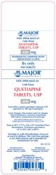 Rx Item-Quetiapine 400MG 100 Tab by Major Pharma USA Gen Seroquel