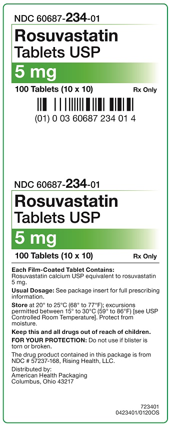 Rx Item-Rosuvastatin 5MG 100 Tab by AHP USA Gen Crestor