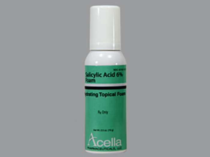 Rx Item-Salicylic Ac 6% 70 GM Foam by Acella Pharma USA 