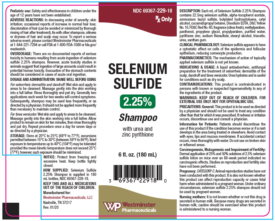 Rx Item-Selenium Sulfide 2.25% 180 ML Shampoo by Westminster Pharma USA L