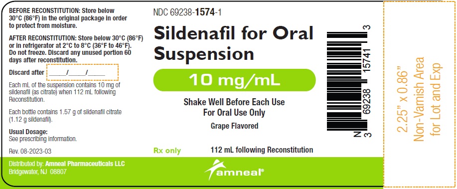 Rx Item-Sildenafil Citrate 10MG-ML 112 ML Suspension by Amneal Pharma USA 