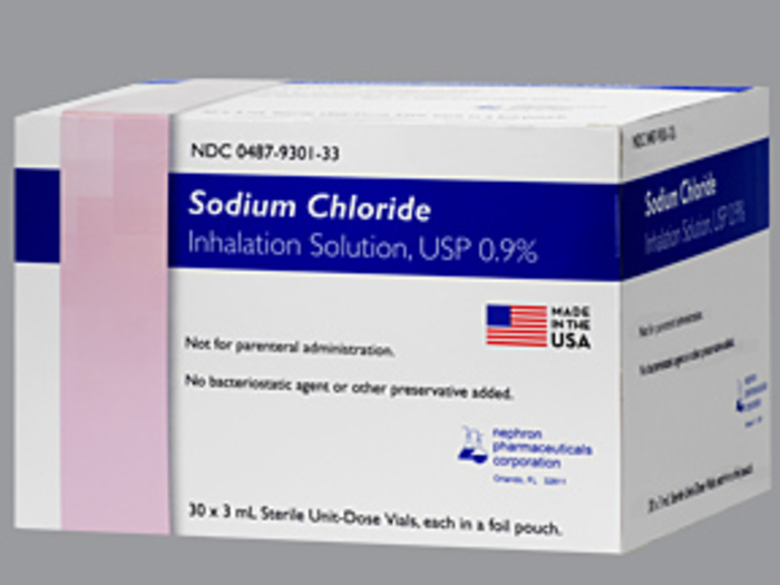Rx Item-Sodium Chloride for inhalation .9% 30X3 ML Vial by Nephron USA 