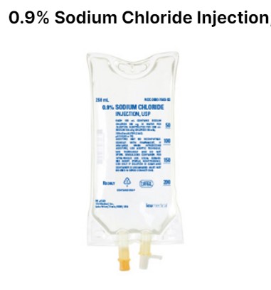 Rx Item-Sodium Chl 0.9% 24X250 ML Bag by ICU Medical Pharma USA 