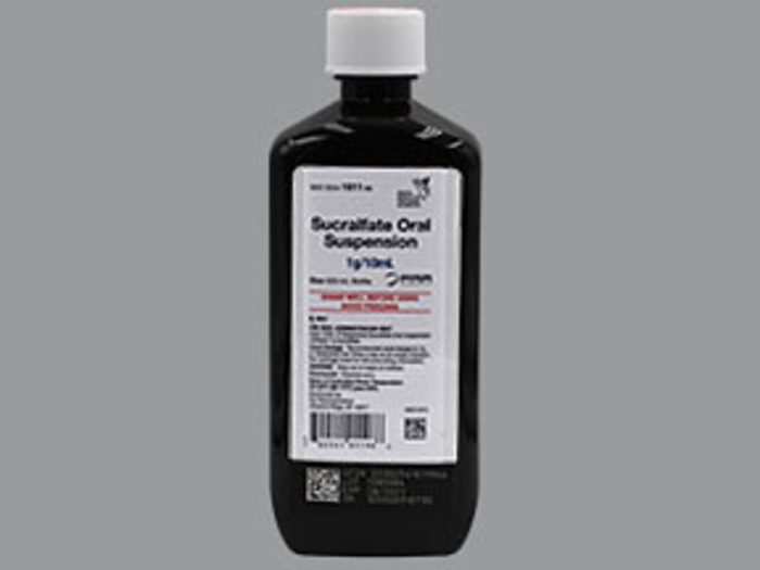 Rx Item-Sucralfate 1GM-10ML 420 ML Suspension by Par Pharma USA 
