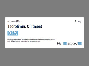 Rx Item-Tacrolimus 0.1% 60 GM Ointment by Accord Healthcare USA 