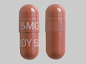 Rx Item-Tacrolimus 5MG 100 Cap by DR Reddys Lab USA Gen Prograf