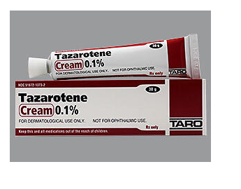 Rx Item-Tazarotene 0.1% 30 GM Cream by Taro Pharma USA Gen Tazorac