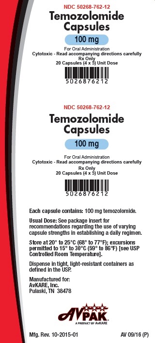 '.Rx Item-Temozolomide 100MG 20 Cap by Avk.'