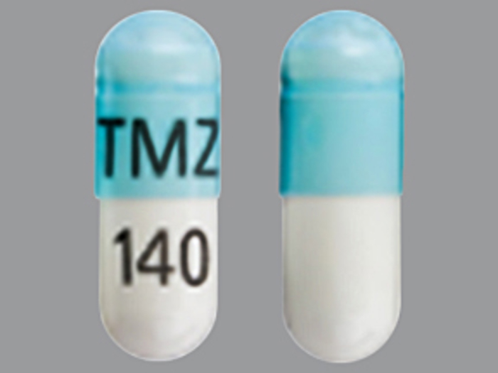 Rx Item-Temozolomide 140MG 14 Cap by Accord Healthcare USA Gen Temodar