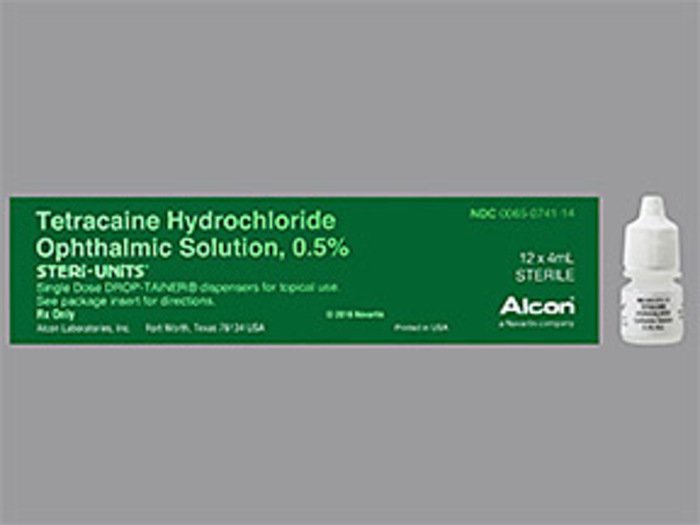 Rx Item-Tetracaine 0.5% 12X4 ML O/S by Alcon Lab USA Surgi