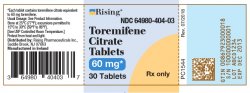 Rx Item-Toremifene 60MG 30 Tab by Rising Pharma USA Somerset 