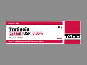 Rx Item-Tretinoin 0.05% 20 GM Cream by Taro Pharma USA Gen Retin A