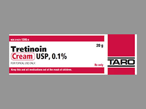 Rx Item-Tretinoin 0.1% 20 GM Cream by Taro Pharma USA gen Retin A