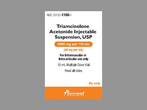 Rx Item-Triamcinolone Acetonide 400MG 10 ML Multi Dose Vial by Amneal Pharma USA 